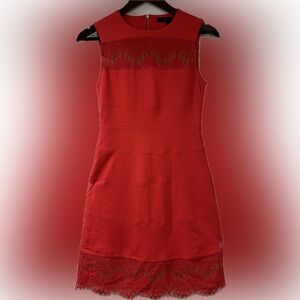 Red Sleeveless Dress